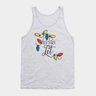 Let's Get Lit Christmas Lights Tank Top